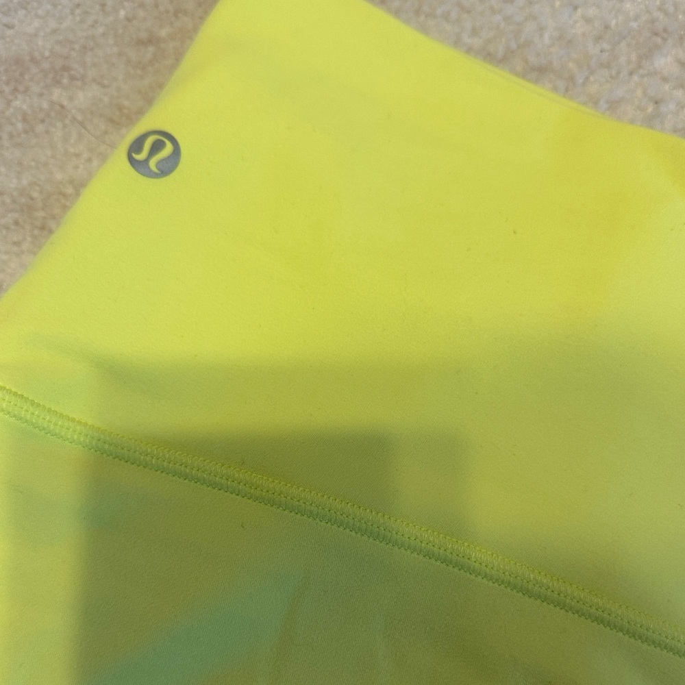 Lululemon Athletica Vibrant Yellow Leggings